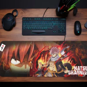Personalized Name Anime Mouse Mats Custom Natsu Dragneel