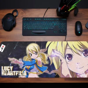 Personalized Name Anime Mouse Mats Custom Lucy Heartfilia