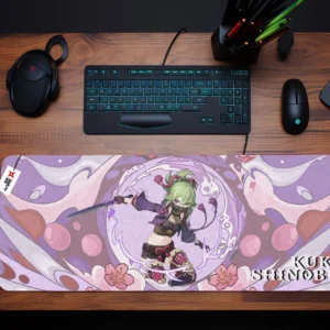 Personalized Name Anime Mouse Mats Custom Kuki Shinobu