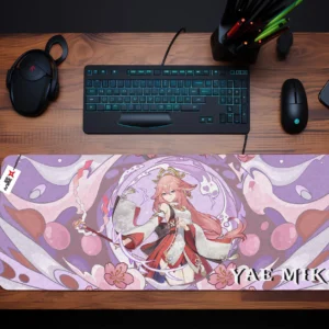 Personalized Name Anime Mouse Mats Custom Yae Miko