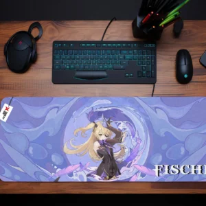 Personalized Name Anime Mouse Mats Custom Fischl