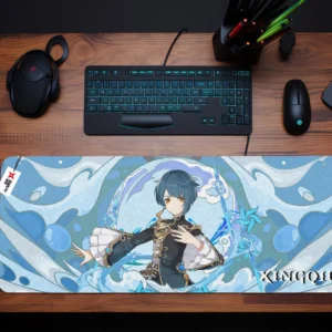Personalized Name Anime Mouse Mats Custom Xingqiu