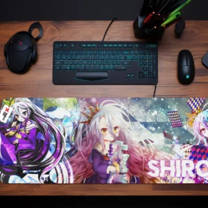 Personalized Name Anime Mouse Mats Custom Shiro