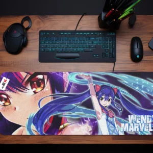 Personalized Name Anime Mouse Mats Custom Wendy Marvell