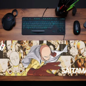 Personalized Name Anime Mouse Mats Custom Saitama