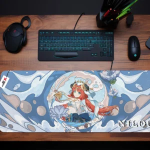 Personalized Name Anime Mouse Mats Custom Nilou