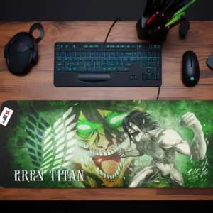 Eren Yeager TitanMouse Mats Personalized Name Custom