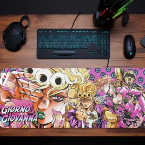 Giorno Giovanna Mouse Mats Personalized Name Custom