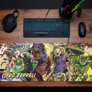 Gyro Zeppeli Mouse Mats Personalized Name Custom