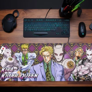 Kira Killer Queen Mouse Mats Personalized Name Custom