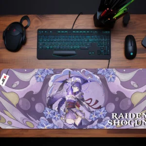 Raiden Shogun Mouse Mats Personalized Name Custom
