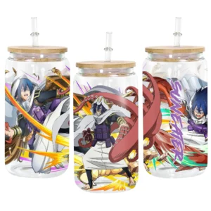 Glass Can 16oz Anime Water Bottle Tamaki Amajiki Personalized Name