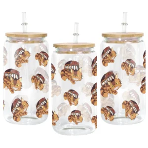 Catbus Anime Glass Can 16oz Custom Water Bottle