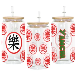 Yamcha Glass Can 16oz Anime Personalized Name