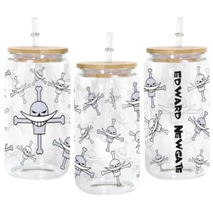 Edward Newgate Glass Can 16oz Anime Personalized Name