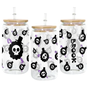 Brook Glass Can 16oz Anime Personalized Name
