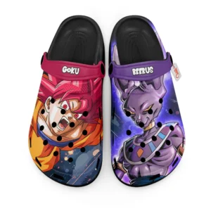 Goku God vs Beerus Foam Classic Clogs Shoes
