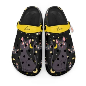 Luna Cat Foam Classic Clogs Shoes Personalized