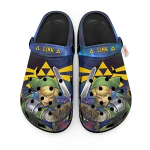 Link Foam Classic Clogs Shoes Custom Legend of Zelda Personalized