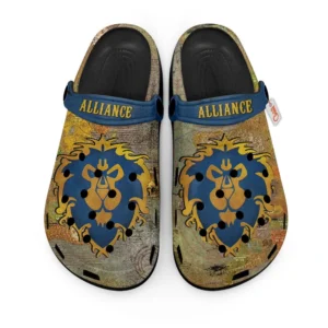 Alliance World Of Warcraft Foam Classic Clogs Shoes Personalized