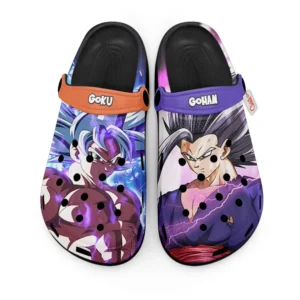 Gohan Beast and Goku Ultra Instinct Foam Classic Clogs Shoes