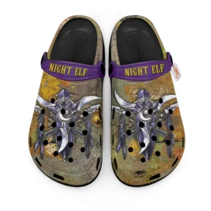 Night Elf World Of Warcraft Foam Classic Clogs Shoes Personalized