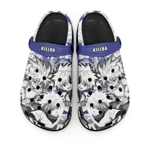 Killua Foam Classic Clogs Shoes Manga Style Personalized