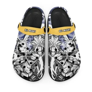 All Might Foam Classic Clogs Shoes Manga Style Personalized