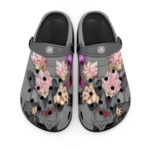 Goku Black Rose Foam Classic Clogs Shoes Pattern Style