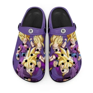 Gohan SSJ Foam Classic Clogs Shoes Pattern Style