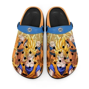Goku Super Saiyan Foam Classic Clogs Shoes Pattern Style