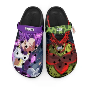 Vegeta Ultra Ego vs Cell Max Foam Classic Clogs Shoes