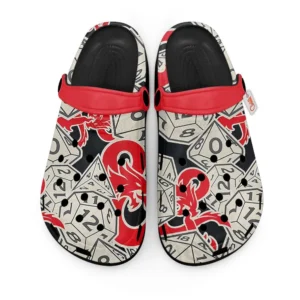 Dungeons And Dragons Dice Foam Classic Clogs Shoes