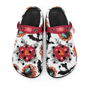 Roll Dice Dungeons And Dragons Foam Classic Clogs Shoes