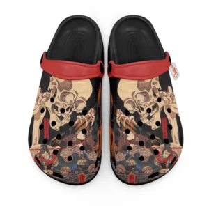 Gashadokuro Japan Horror Halloween Foam Classic Clogs Shoes