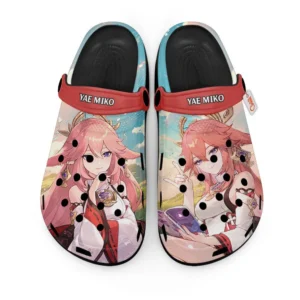 Yae Miko Genshin Impact Foam Classic Clogs Shoes Personalized