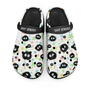 Spirited Away Soot Sprites Foam Classic Clogs Shoes Susuwatari
