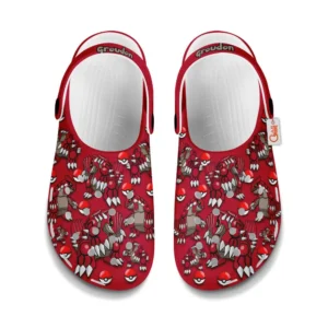 Groudon Foam Classic Clogs Shoes Pattern Style