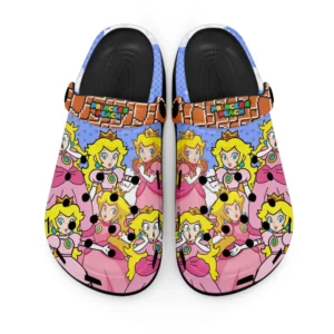 Princess Peach Clogs Custom For Mario Fans