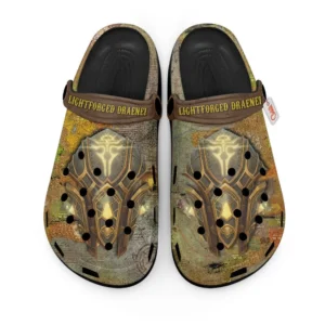 Lightforged Draenei World Of Warcraft Foam Classic Clogs Shoes Personalized