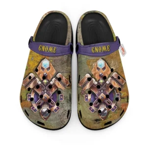 Gnome World Of Warcraft Foam Classic Clogs Shoes Personalized