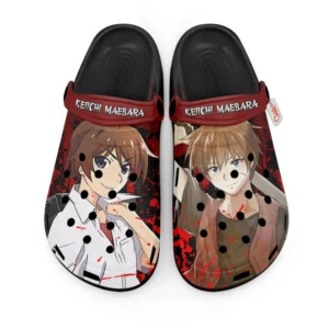 Keiichi Maebara Horror Halloween Foam Classic Clogs Shoes