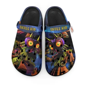 Skull Kid Foam Classic Clogs Shoes Custom Legend of Zelda Personalized