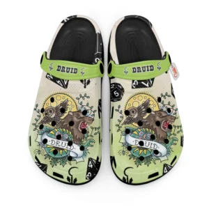 Druid Dungeons And Dragons Foam Classic Clogs Shoes