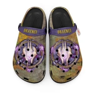 Draenei World Of Warcraft Foam Classic Clogs Shoes Personalized
