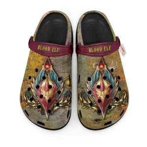 Blood Elf World Of Warcraft Foam Classic Clogs Shoes Personalized