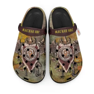 Mag'har Orc World Of Warcraft Foam Classic Clogs Shoes Personalized
