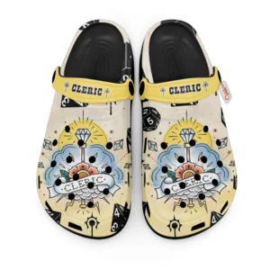 Cleric Dungeons And Dragons Foam Classic Clogs Shoes