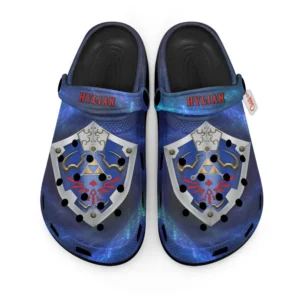 Hylian Foam Classic Clogs Shoes Custom Legend of Zelda Personalized