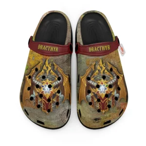 Dracthyr World Of Warcraft Foam Classic Clogs Shoes Personalized